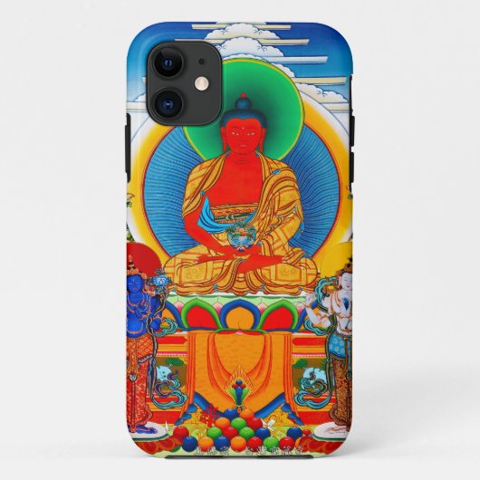 Cool oriental tibetan thangka Three Major Saints Case-Mate iPhone Case (Achterkant)