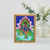 Cool oriental tibetan thangka Ucchusma tattoo Briefkaart (Staand voorkant)