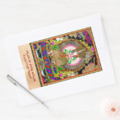 Cool oriental tibetan thangka Usnisa Sitatapatra Rechthoekige Sticker (Envelop)
