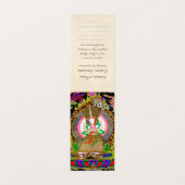 Cool oriental tibetan thangka Usnisa Sitatapatra Visitekaartje (Buitenkant ongevouwen)