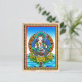Cool oriental tibetan thangka Vajrasattva tattoo Briefkaart (Staand voorkant)