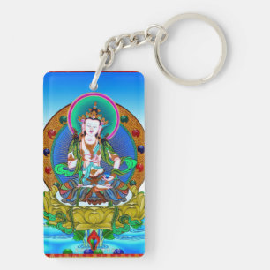 Cool oriental tibetan thangka Vajrasattva tattoo Sleutelhanger