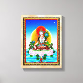 Cool oriental tibetan thangka White Tara tattoo Canvas Afdruk (Voorkant)