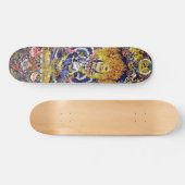Cool oriental tibethan mandala Yamantaka doodgod Persoonlijk Skateboard (Horizontaal)