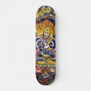 Cool oriental tibethan mandala Yamantaka doodgod Persoonlijk Skateboard