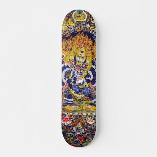 Cool oriental tibethan mandala Yamantaka doodgod Persoonlijk Skateboard (Voorkant)