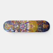 Cool oriental tibethan mandala Yamantaka doodgod Persoonlijk Skateboard (Horizontaal)