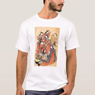 Cool Oriental Traditional Japanse Woman T-shirt