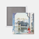 Cool oriental Yoshida Hiroshi udaipur Palace Magneet (Voorkant / Achterkant)