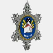 COOL! Ornament -Bowling- Aangepaste Bowler - Naam  (Links)