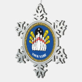 COOL! Ornament -Bowling- Aangepaste Bowler - Naam  (Rechts)