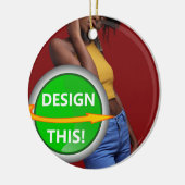 COOL! Ornament - Keramische cirkel - Custom (Links)