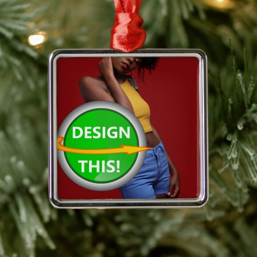 COOL! Ornament - Premium Vierkant Ornament - Aange (Boom)