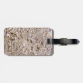 Cool OSB Construction Plywood Texture Print Bagagelabel (Achterkant horizontaal)