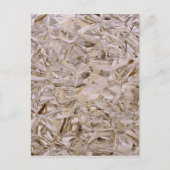 Cool OSB Construction Plywood Texture Print Briefkaart (Voorkant)