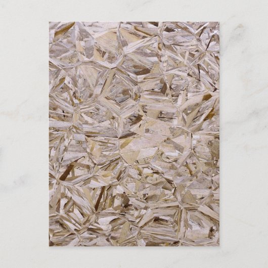 Cool OSB Construction Plywood Texture Print Briefkaart (Voorkant)