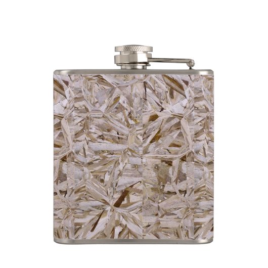 Cool OSB Construction Plywood Texture Print Heupfles (Achterkant)