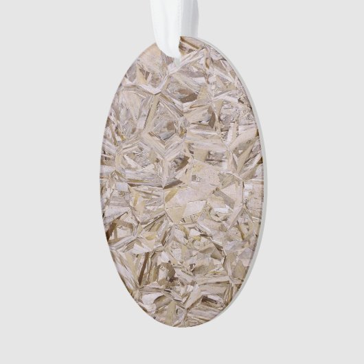 Cool OSB Construction Plywood Texture Print Ornament (voorkant)