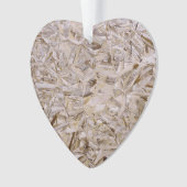 Cool OSB Construction Plywood Texture Print Ornament (voorkant)