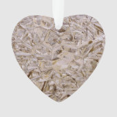 Cool OSB Construction Plywood Texture Print Ornament (voorkant)