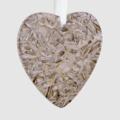 Cool OSB Construction Plywood Texture Print Ornament (voorkant)