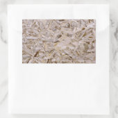 Cool OSB Construction Plywood Texture Print Rechthoekige Sticker (Tas)