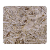 Cool OSB Construction Plywood Texture Print Snijplank (Voorkant)