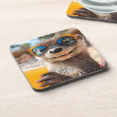 Cool Otter Bier Onderzetter (Linkerzijde)