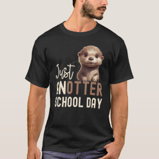 Cool Otter voor Jongens Meisjes Mannen Kinder  Zee T-shirt