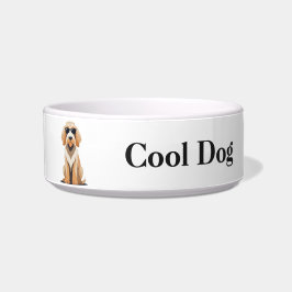 Cool Otterhound met Zonnebril Kom