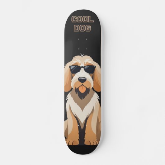Cool Otterhound with Sunnies Persoonlijk Skateboard (Voorkant)