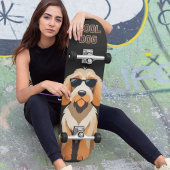 Cool Otterhound with Sunnies Persoonlijk Skateboard