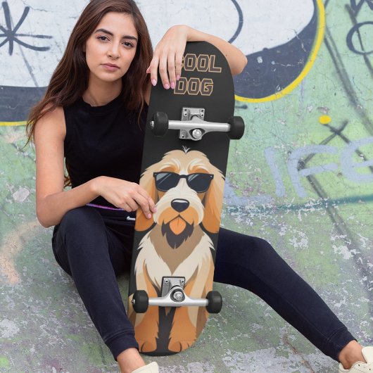 Cool Otterhound with Sunnies Persoonlijk Skateboard