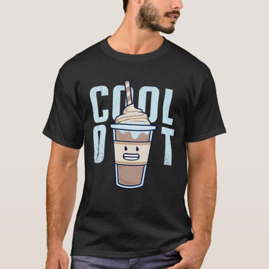Cool Out Funny Kawaii Milkshake T-shirt (Voorkant)