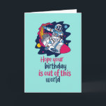 Cool Outer Space Pun Funny Astronaut Birthday Kaart<br><div class="desc">Grappig en schattig verjaardagskaart voor degenen die van puns en humor houden. Ideaal om je vrienden en familie geluk te wensen met hun verjaardag. Bezoek onze winkel voor meer collectie met verjaardagskaarten. Je zult iets coole,  humoristische en soms sarcastische verjaardagskaarten vinden voor je speciale iemand.</div>