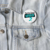 Cool Ovarian Cancer Survivor Ronde Button 5,7 Cm (In situ)