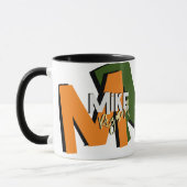 Cool Overmaatse Vetgedrukte Monogram Mok (Links)