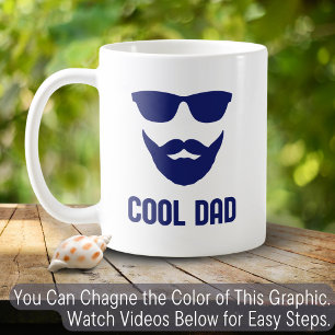 COOL PA Love Dad Rugged Eenvoudige Minimalistische Koffiemok