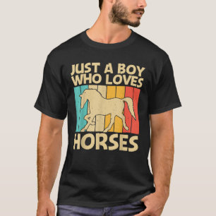 Cool Paard Voor Jongens Kinderen Equestrian Paardr T-shirt