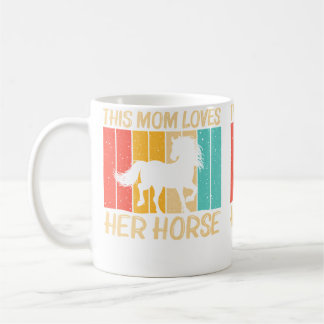 Cool Paard Voor Moeder Vrouwen Paardrijden Paard L Koffiemok