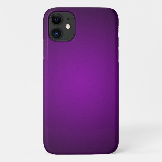 Cool Paars-Black Grainy Vignette Case-Mate iPhone Case (Achterkant)