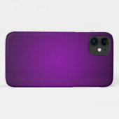 Cool Paars-Black Grainy Vignette Case-Mate iPhone Case (Achterkant (horizontaal))