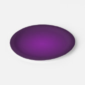 Cool Paars-Black Grainy Vignette Papieren Bordje (Gekanteld)