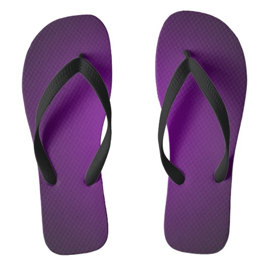 Cool Paars-Black Grainy Vignette Teenslippers (Voetbed)