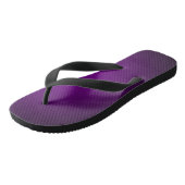 Cool Paars-Black Grainy Vignette Teenslippers (Schuin)