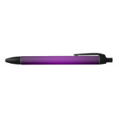 Cool Paars-Black Grainy Vignette Zwarte Inkt Pen (Bovenkant)