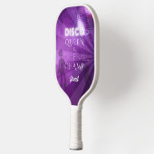 Cool Paars Disco Queen Pickleball Champ Pickleball Paddle (Links)