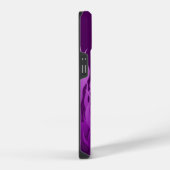 Cool Paarse Racing Flames iPhone Hoesje (Rechterkant)