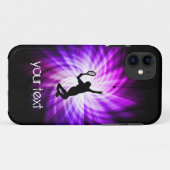 Cool Paarse Tennis Case-Mate iPhone Case (Achterkant (horizontaal))