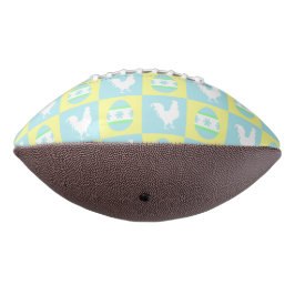 Cool Paas Checkerboard Patroon Haan Eieren American Football